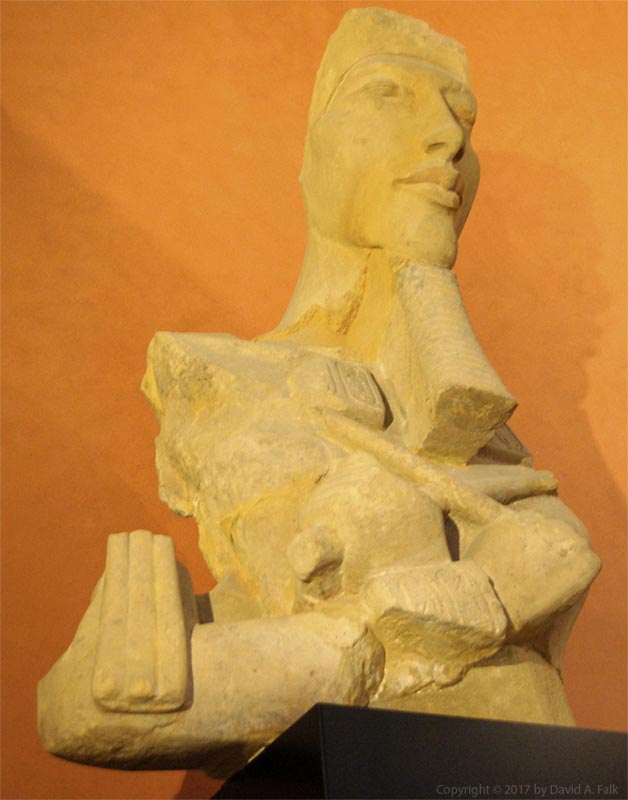 A bust of Akhenaten from the Louvre Museum.